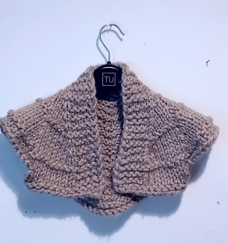 Brown victorian caplet - brown,