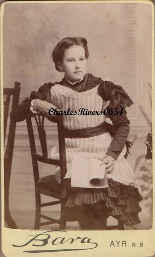 Ayr scotland cdv girl pleated - ayr,