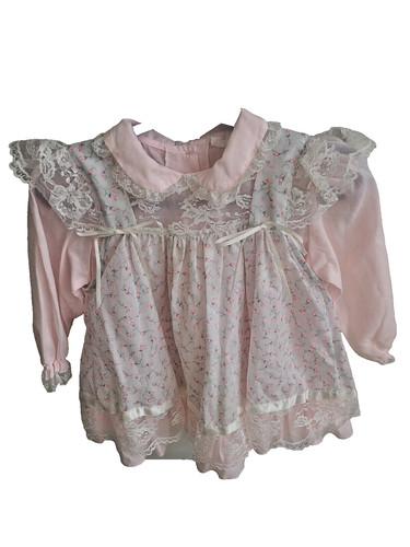 Vintage baby dress pinafore - baby,