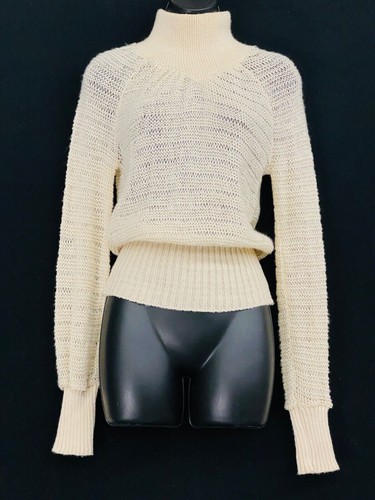 Vintage 1970s white sweater
