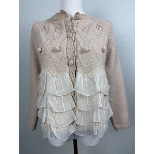 Ruffle cable knit - cable,
