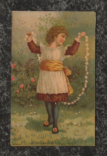 Victorian era greeting card - victorian,