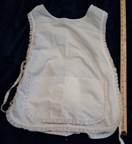 Vintage white pinafore apron - pinafore,
