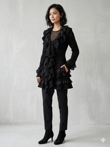 Vtg cardigan womens black - vtg, m