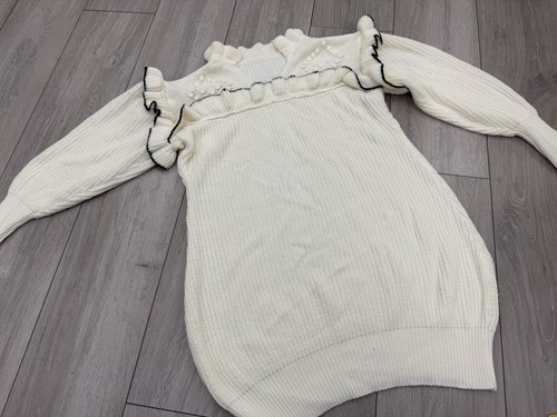 Shein white chunky knit jumper - shein,