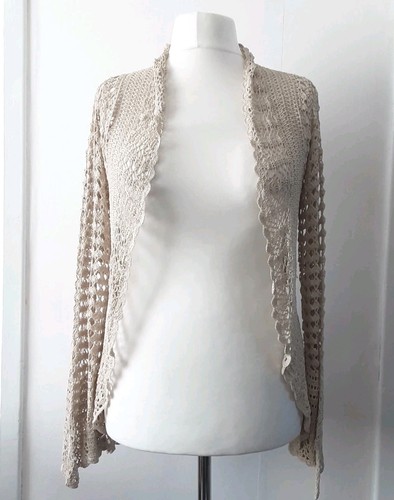 Vintage crochet cardigan long - crochet,